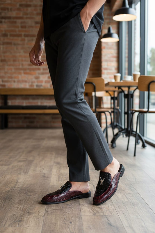 Penny Loafer | Leather Sole | Penny Loafer Leather sole in Black Color