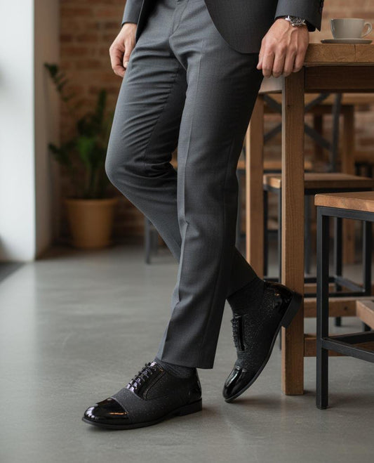 Moonrise Cap Toe Oxford Leather Shoes for Men by Boots Gallery with Leather Sole Pakistan