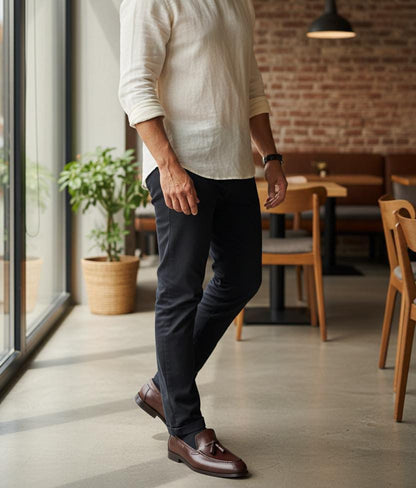 Brown Leather Loafer | Leather Shoes | Penny Loafer Leather sole in Brown Color | Tassel Loafer