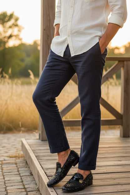 Single Monk Strap | Leather sole | Designed Single Monk with Black Color