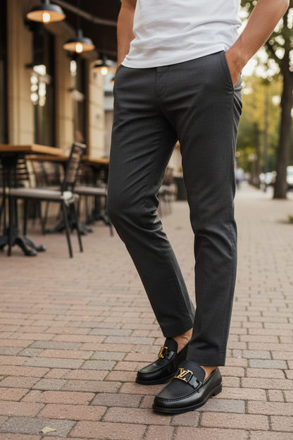 Single Monk Strap | Leather Sole | Monk Black Color