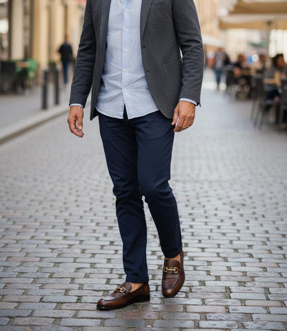 Penny Loafer | Leather Sole | Loafer Brown Color | Elegant Design