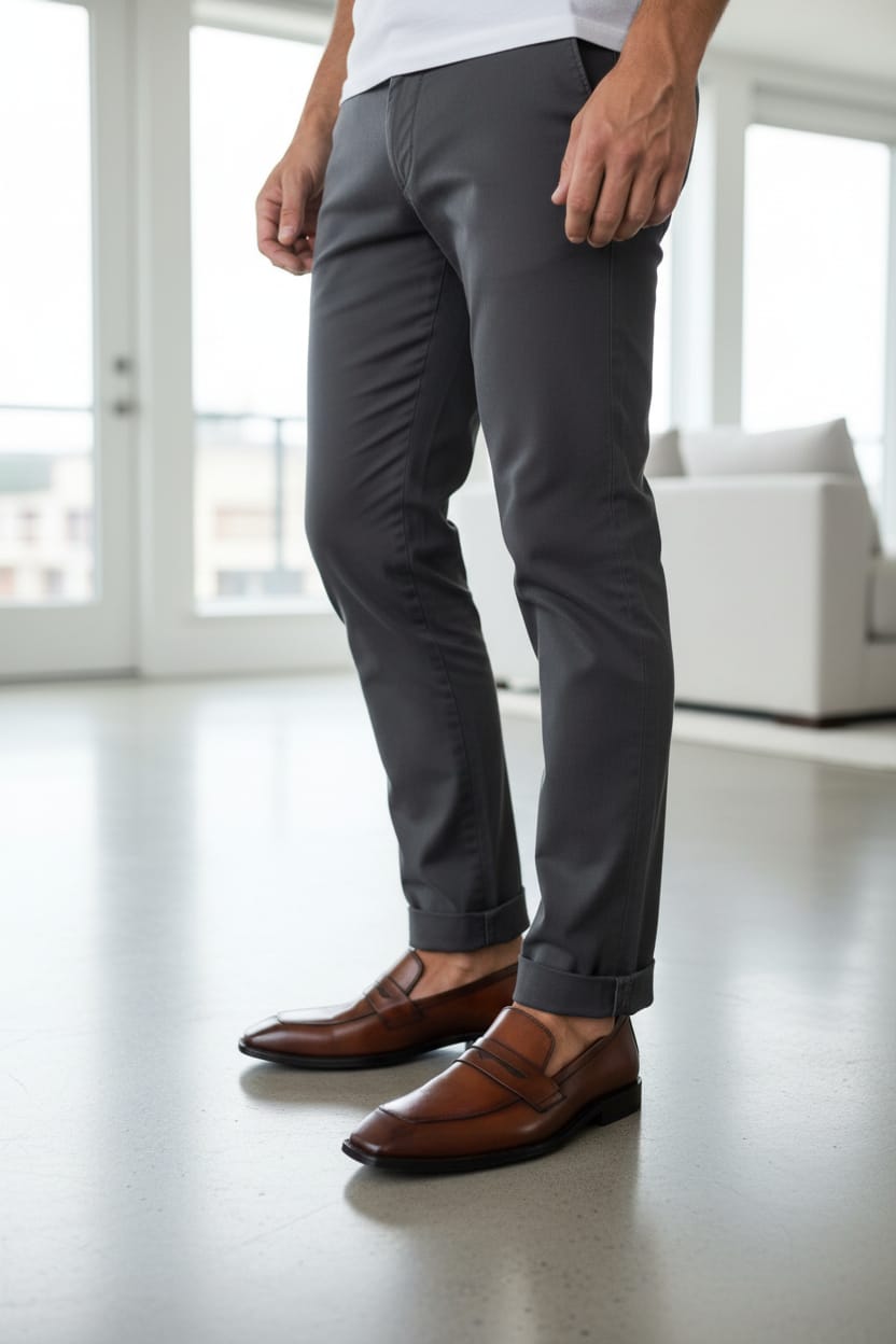 Penny Loafer | Leather Sole | Loafer Brown Color